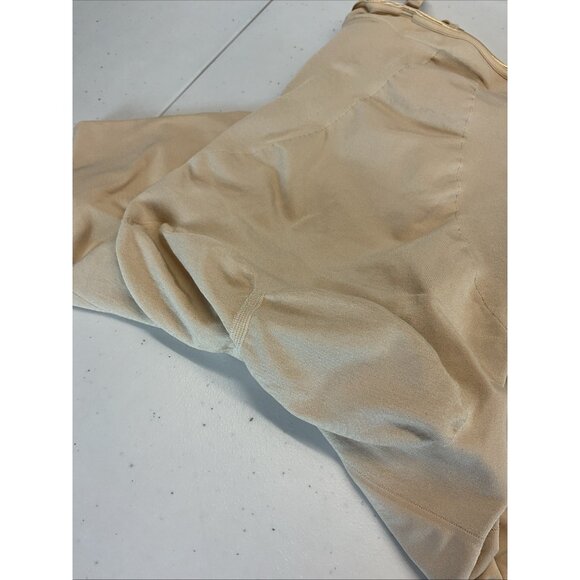 Spanx Red Hot Open-Bust Mid-Thigh Bodysuit Size M Soft Nude Beige‎ - Picture 5 of 6